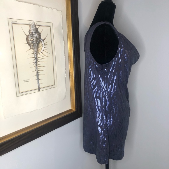 Women’s sequin long armless shirt. - Picture 3 of 8